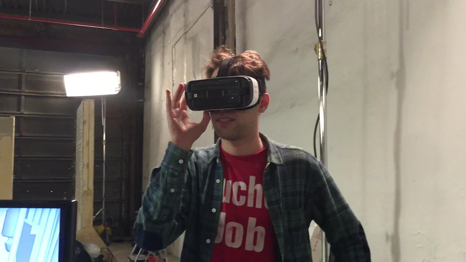 The Gear VR version of the set visualization tool.